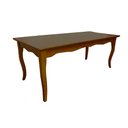 Ver imagem 1 de Mesa Sala de Jantar Cozinha Gallia 250cm Madeira Maciça e Mdf Imbuia G42 - Gran Belo