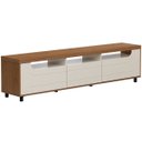Ver mais imagens de Rack para Tv 75" 3 Nichos 2 Portas Mercury Cinamomo/off White
