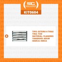 Ver imagem 2 de KIT - 6 Esteiras Flandres Pão Francês 4 Talas/tiras 7cm 50g 60 x 40 - Imeca