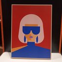 Ver imagem 3 de Quadro Decorativo Enfeite Parede Casa Home&co Mdf 40x30x3cm Vermelho