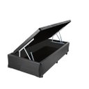 Ver imagem 2 de Cama Box Baú Green Solteiro Cinza + Colchão Espuma D33 88x188x8