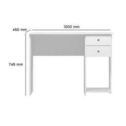 Kit 2 Peças 1 Escrivaninha 2 Gavetas e 1 Armário Gamer 2 Portas Espresso Móveis - 6