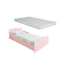 Ver imagem 3 de Mini Cama Montessoriana Juvenil Infantil Sonhar com Colchão Incluso - Rosa