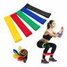 Kit Faixas Elásticas Multiuso Pilates, Yoga, Musculação - 3