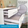 Quarto de Bebê com Berço 2 em 1 Guarda Roupa Cômoda Estante e Trocador Kakau Retrô Espresso Móveis - 14