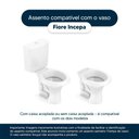Ver imagem 4 de Assento Sanitário Polipropileno Fiore Branco para Vaso Incepa