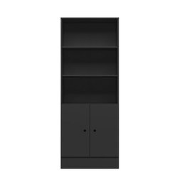 Kit 2 Peças 1 Escrivaninha 2 Gavetas e 1 Armário Gamer 2 Portas Espresso Móveis - 8