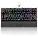 Ver imagem 1 de Teclado Usb Gamer Redragon Vishnu Rgb Mecanico Switch Vermelho K596rgb Pt-red