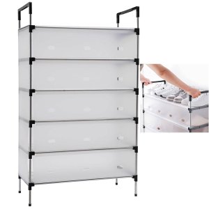 Sapateira Rack 6 Andares 18 Pares Sapato Tenis Sandalia Livro Objeto Organizaçao Hall de Entrada pra