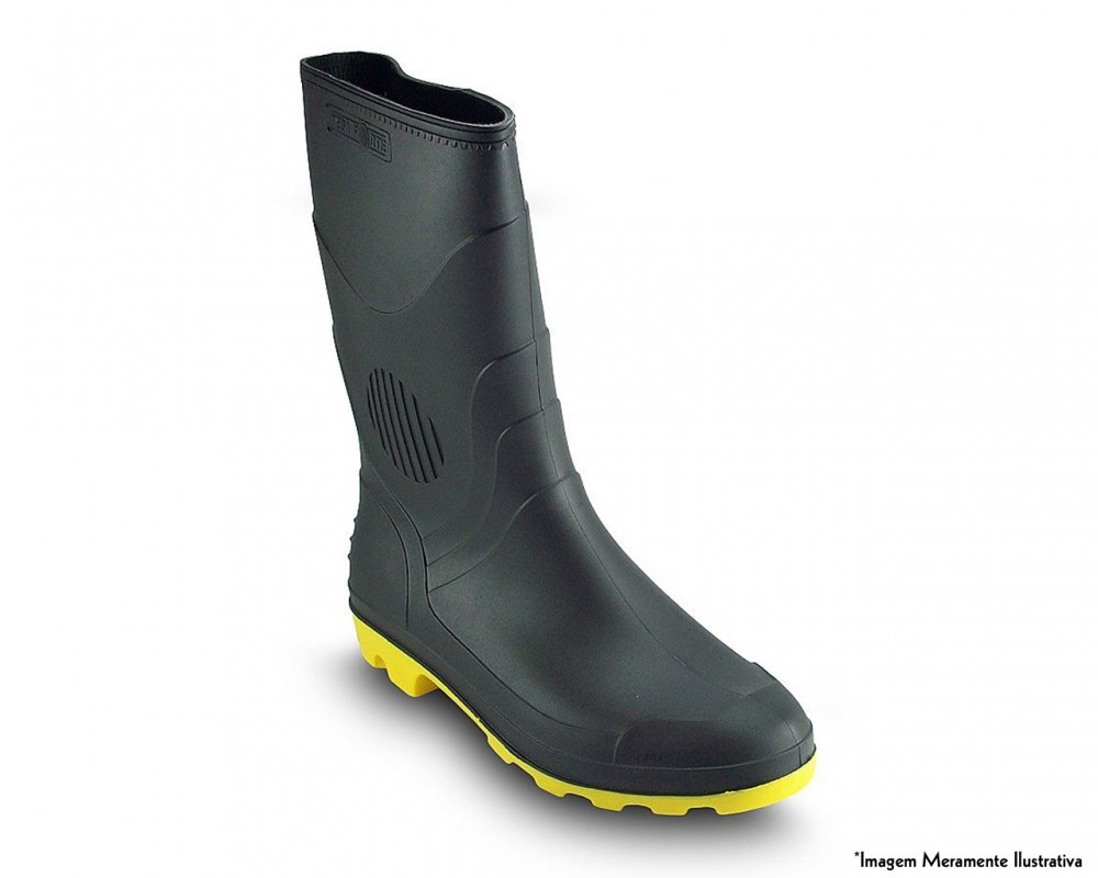 Bota Pega Forte Sola Amar Cano Medio 42