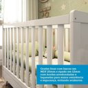 Ver imagem 7 de Quarto de Bebê com Berço Mini Cama Estante 4 Prateleiras e Trocador Kakau Retrô Espresso Móveis