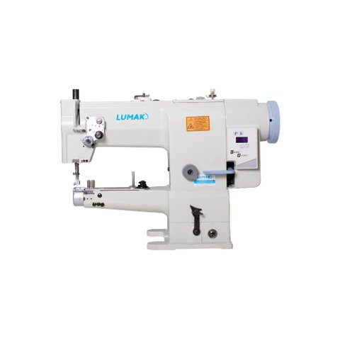 Máquina Costura Industrial Braço Cilíndrica Transporte Triplo 7mm Lu2628d-h-qi 220v - Lumak