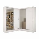 Ver imagem 2 de Closet Casal Duplo Belém 4 Portas Plus 4 Gavetas Carioca Móveis