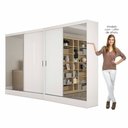 Ver imagem 3 de Closet Casal Duplo Belém 4 Portas Plus 4 Gavetas Carioca Móveis