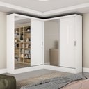 Ver imagem 1 de Closet Casal Duplo Belém 4 Portas Plus 4 Gavetas Carioca Móveis