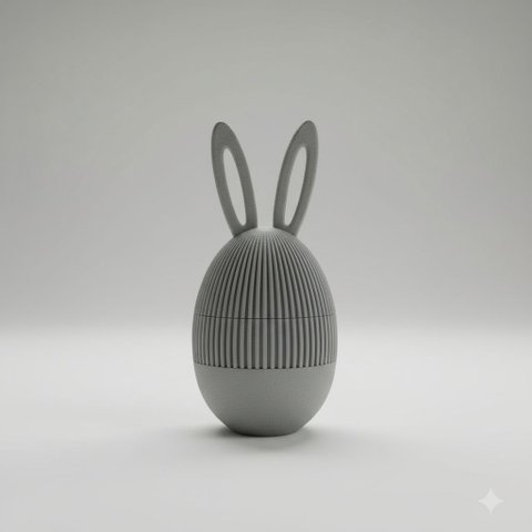 Ovocoelho da Páscoa Decoração Moderna Cinza