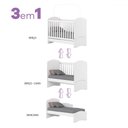 Ver imagem 5 de Quarto de Bebê Completo Bala de Menta 3 Portas 2 Gavetas Branco - Henn