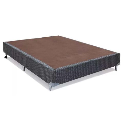 Cama Box Base Casal Ortobom Orthotel Luxo Gray 138x188x23