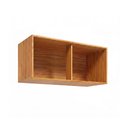 Ver imagem 3 de Armário Aéreo Cozinha 80 cm Trebbiano 2 Portas 100% MDF Amêndoa - Rio Doce