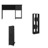Conjunto Home Office 3 Peças 1 Escrivaninha 1 Armário Multiuso e 1 Estante Livreiro Espresso Móveis - 2