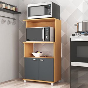 Armario Multiuso De Cozinha 2 Portas Dallas 