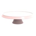 Ver imagem 3 de Kit 3 Porta Bolos Tortas 25cm Rosa com Cúpula e Pé Café Hotel Padaria Bubble Crippa