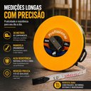 Ver imagem 3 de Fita Metrica 30 Metros Retratil Manivela Fibra Vidro Trava Uso Profissional
