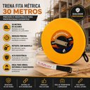 Ver imagem 6 de Fita Metrica 30 Metros Retratil Manivela Fibra Vidro Trava Uso Profissional