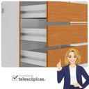 Ver imagem 7 de Guarda-Roupa de Casal 6 Portas Vinci Marrom/Cinamomo