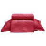 Kit Colcha Solteiro Döhler Provença Vermelho 2 Peças - 1
