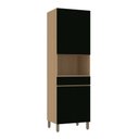 Ver imagem 1 de Torre Quente Modulado 70cm 1 Nicho 1 Gaveta 4 Portas Slim Luciane