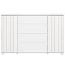 Ver mais imagens de Cômoda Sapateira para Quarto 2 Portas 4 Gavetas Parma A04 Flex Branco Freijó - Lyam Decor