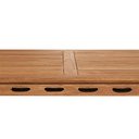 Ver imagem 4 de Mesa de Jantar Madeira Retangular 180cm Trammare C07 Corda Preta - Lyam Decor