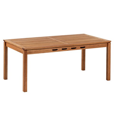 Mesa de Jantar Madeira Retangular 180cm Trammare C07 Corda Preta - Lyam Decor