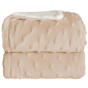 Cobertor de Bebê Sherpa Star Laço de Bebê Laço de Bebe Un Cinza