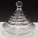 Ver imagem 3 de Potiche Decorativo de Vidro Transparente 11x12x12cm Tampa Enfeite Sala Mesa