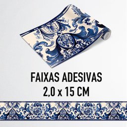 Faixa Decorativa Adesiva (autocolante) - Floral de Lisboa - 5