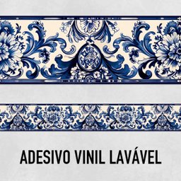 Faixa Decorativa Adesiva (autocolante) - Floral de Lisboa - 3