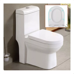 Assento Sanitario com Soft Close na Tampa e Assento - 3