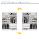 Ver imagem 6 de Guarda Roupa Casal 4 Portas 3 Gavetas Roma 