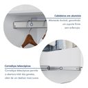 Ver imagem 7 de Guarda Roupa Casal 4 Portas 3 Gavetas Roma 100% MDF Branco