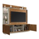 Ver imagem 2 de Estante Home para Tv Atlanta 2 Portas Naturalle/off White/ripado - Bechara