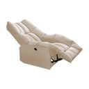 Ver imagem 4 de Poltrona do Papai Reclinável Elétrica Rayka Veludo Bege Base em Ferro