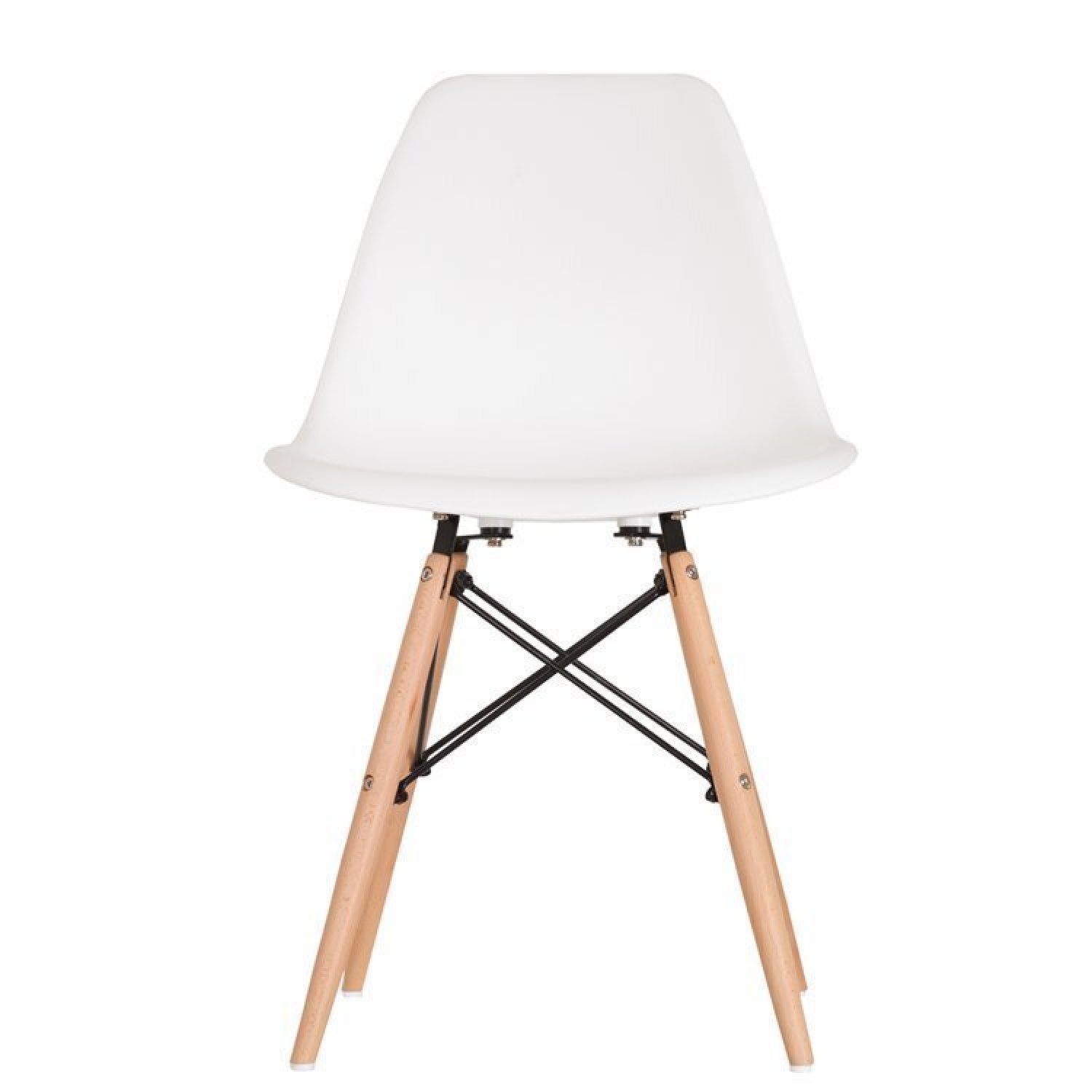 Conjunto Mesa de Jantar com 1 Banco e 4 Cadeiras Eames Base Madeira Espresso Móveis - 8