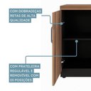 Ver imagem 5 de Armário Office Baixo Web Office Nogal-preto