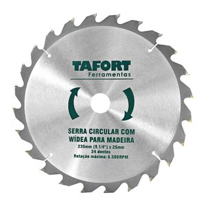 Serra Circular Widea 9.1/4'' 235X25 24D - TAFORT