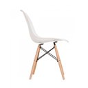 Ver imagem 7 de Conjunto Mesa de Jantar com 2 Banco e 2 Cadeiras Eames Base Madeira Espresso Móveis Branco