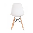 Ver imagem 7 de Conjunto Mesa de Jantar com 2 Banco e 2 Cadeiras Eames Base Madeira Espresso Móveis Marrom