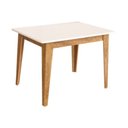Ver imagem 2 de Conjunto Mesa Retangular Sophia 4 Cadeiras Paraty Bagum Bege Freijó e Off White