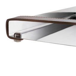 Bandeja Firenze C/ Alças em Couro 40x26,5 Cm Forma Organizar - 2